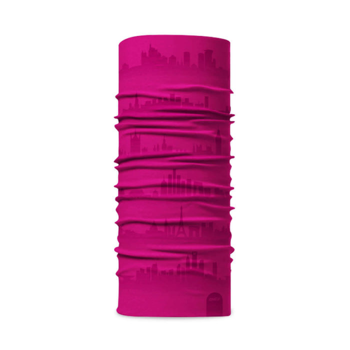 bandana tubolare skyline fuchsia Bandana Skyline Fuchsia