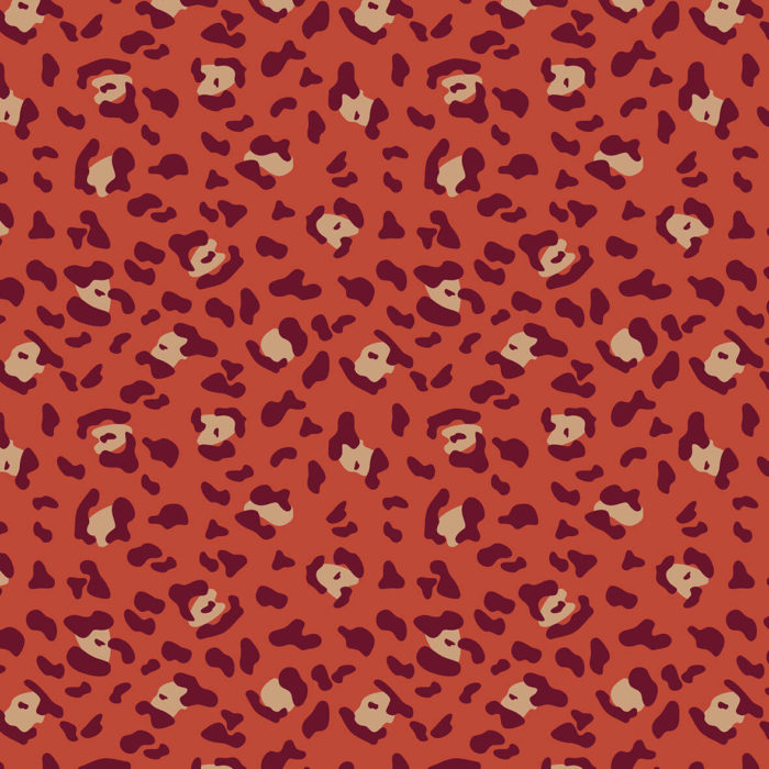 fantasia animalie orange Bandana Animalier Orange