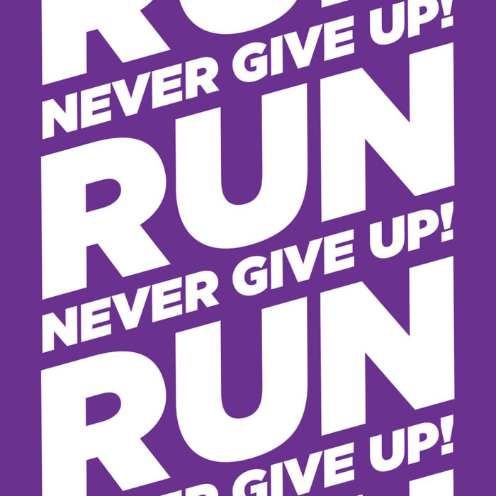 fantasia nevergiveup purple Bandana Never Give Up Purple