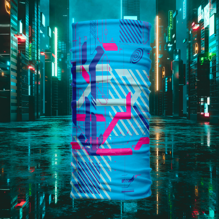 Cyberpunk2 1 Bandana Cyber Cyan